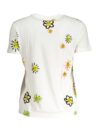 Desigual Tricou cu Guler Rotund Imprimat Chic cu Detalii Contrastante - imagine 2
