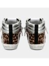 Sneakers Philippe Model Elegante din Piele Gri cu Detalii din Paiete - imagine 5