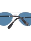 Ochelari de soare Zegna Couture Silver pentru bărbați - imagine 3