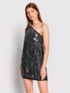PINKO Rochie gri din poliester - imagine 3