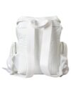 Dolce & Gabbana White Nylon Rubber Logo Backpack Rucksack Bag - imagine 5