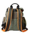 Dolce & Gabbana Military Green Patchwork Rucksack Backpack Bag - imagine 6