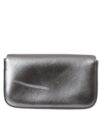 Dolce & Gabbana Metallic Silver Leather DG Girls Napa Shoulder Bag - imagine 5