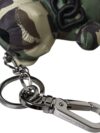Dolce & Gabbana Multicolor Camouflage Animal Silhouette Keychain Keyring - imagine 5