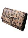 Dolce & Gabbana Pouch pentru chei din PVC cu model leopard maro - imagine 6