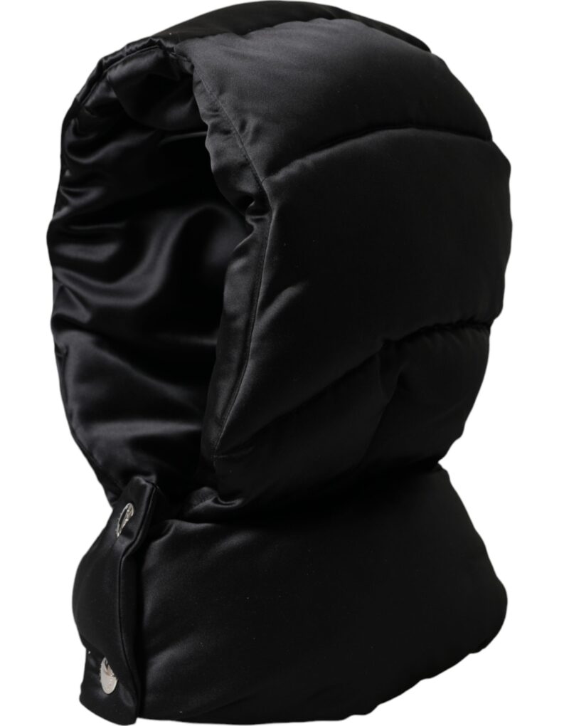 Dolce & Gabbana Black Polyester Whole Head Wrap Hat - imagine 3
