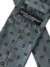 Dolce & Gabbana Green 100% Silk Patterned Adjustable Men Tie - imagine 5