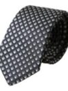 Dolce & Gabbana Black 100% Silk Patterned Adjustable Men Tie - imagine 2