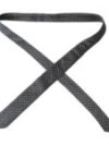 Dolce & Gabbana Black 100% Silk Patterned Adjustable Men Tie - imagine 3