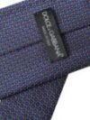 Dolce & Gabbana Navy Blue Silk Patterned Adjustable Men Tie - imagine 5