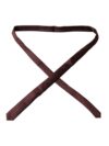 Dolce & Gabbana Maroon Dotted 100% Silk Adjustable Men Tie - imagine 3