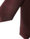 Dolce & Gabbana Maroon Dotted 100% Silk Adjustable Men Tie - imagine 6