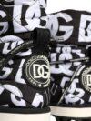 Cizme Dolce & Gabbana negre din nylon cu logo, umplute, până la gambe - imagine 6