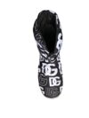 Cizme Dolce & Gabbana negre din nylon cu logo, umplute, până la gambe - imagine 8