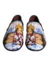 Pantofi loafers bărbați Dolce & Gabbana Multicolor Madonna Majolica Amalfi - imagine 2
