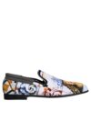 Pantofi loafers bărbați Dolce & Gabbana Multicolor Madonna Majolica Amalfi - imagine 4