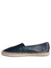Dolce & Gabbana Pantofi Espadrile din Piele Albastră - imagine 5