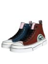 Adidași înalți multicolori Dolce & Gabbana - imagine 3