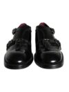 Dolce & Gabbana Pantofi eleganți din piele de vițel negri pentru bărbați - imagine 2
