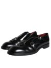 Dolce & Gabbana Pantofi eleganți din piele de vițel negri pentru bărbați - imagine 3