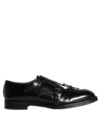 Dolce & Gabbana Pantofi eleganți din piele de vițel negri pentru bărbați - imagine 5