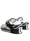 Adidași Dolce & Gabbana Custom 2.Zero cu vârf jos, negri și argintii - imagine 4