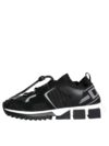 DOLCE & GABBANA Adidași Sorrento pentru bărbați, negri și albi - imagine 6
