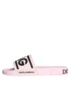 Sandale Dolce & Gabbana Negre și Roz din Cauciuc pentru Bărbați - imagine 7