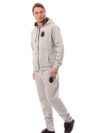 Billionaire Italian Couture Costum Sport Elegant Gri din Bumbac - imagine 2