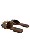 Dolce & Gabbana Pantofi plata cu embellisment multicolori - imagine 5