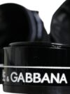 Sandale Dolce & Gabbana negre și albe cu cristale - imagine 7