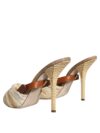 Sandale cu toc din cristal multicolor Dolce & Gabbana - imagine 4