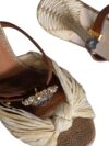 Sandale cu toc din cristal multicolor Dolce & Gabbana - imagine 6