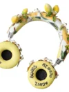 Căști audio Dolce & Gabbana cu cristale și flori de lămâie - imagine 3