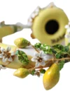 Căști audio Dolce & Gabbana cu cristale și flori de lămâie - imagine 6