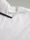 Tricou cu guler Dolce & Gabbana alb cu logo - imagine 4