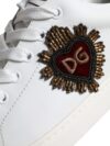 Adidași Dolce & Gabbana Portofino cu Inimă Sacră Albă - imagine 8