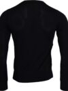 Pulover cu guler rotund Dolce & Gabbana din cașmir negru - imagine 3