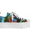 Adidași Dolce & Gabbana cu patchwork multicolor, cu talpă joasă - imagine 7