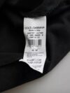 Dolce & Gabbana Tricou Negru din Bumbac cu Imprimare Grafică - imagine 5