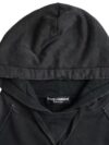 Dolce & Gabbana Tricou scurt cu glugă din bumbac negru - imagine 3
