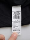 Tricou Dolce & Gabbana negru cu logo, guler rotund și mâneci scurte - imagine 2