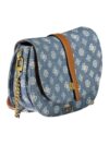 Geantă Guess Jeans din bumbac albastru deschis - imagine 3