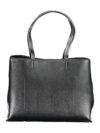 Geantă Calvin Klein din poliester negru - imagine 2