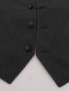 Dolce & Gabbana Vestă Elegantă Gri în Dungi - imagine 5