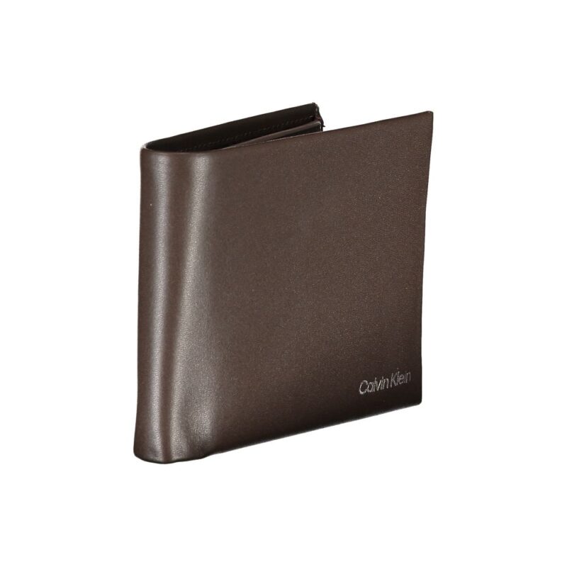 Portofel din piele elegant Calvin Klein cu două compartimente - imagine 3