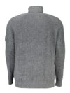 Calvin Klein Pulover Elegant Gri din Lână cu Guler Înalt - imagine 3
