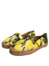 Pantofi espadrile Dolce & Gabbana multicolori cu lămâie - imagine 3