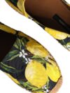 Pantofi espadrile Dolce & Gabbana multicolori cu lămâie - imagine 7
