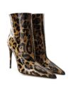 Cizme din piele multicolore Dolce & Gabbana - imagine 3
